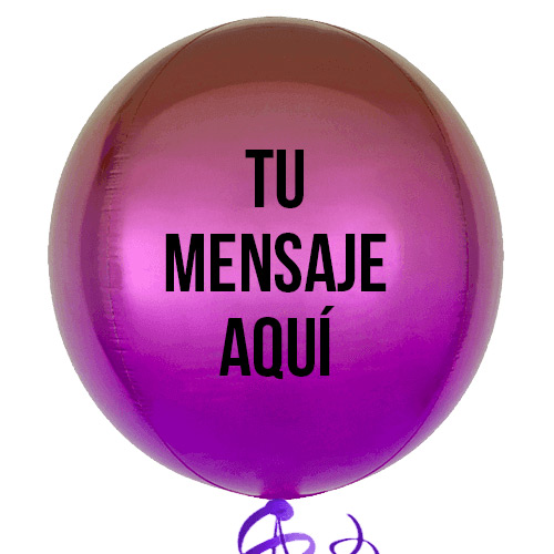 Globo Mensaje Personalizado (Escribe tu mensaje al llenar el pedido)