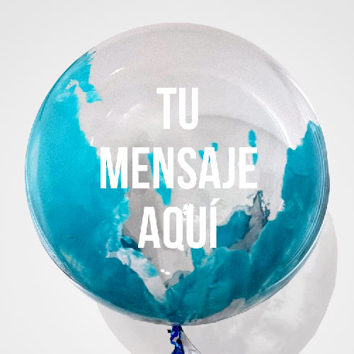 Globo Mensaje Personalizado (Escribe tu mensaje al llenar el pedido)